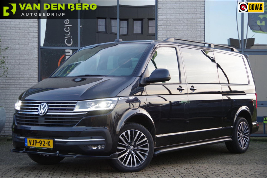 Volkswagen Transporter 2.0 TDI L2 DC-5P, 199PK AUT. 2X SCHUIFDEUR, LED, LEDER, TREKHAAK, VIRTUAL, ADAPT. CRUISE, CAMERA, PDC