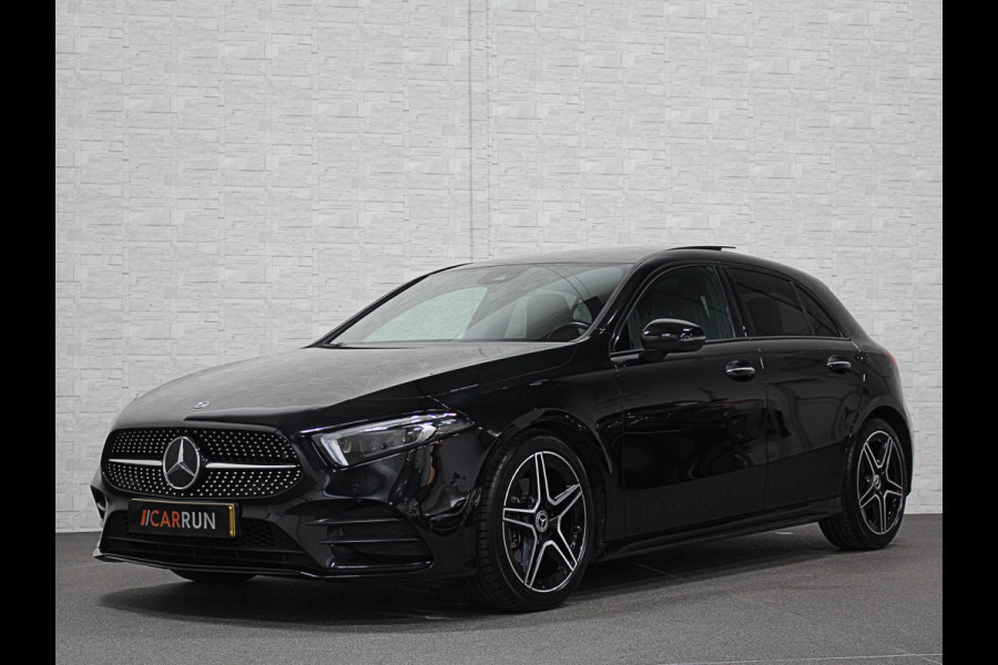 Mercedes-Benz A-Klasse 180 AMG-Line | Origineel NL | Panorama | Widescreen | Memory | Multibeam-LED | Keyless-Go | Sfeerverlichting | Dealer onderhouden | Night-Pakket | Carplay | Stoelverwarming | Camera | Lane Assist |