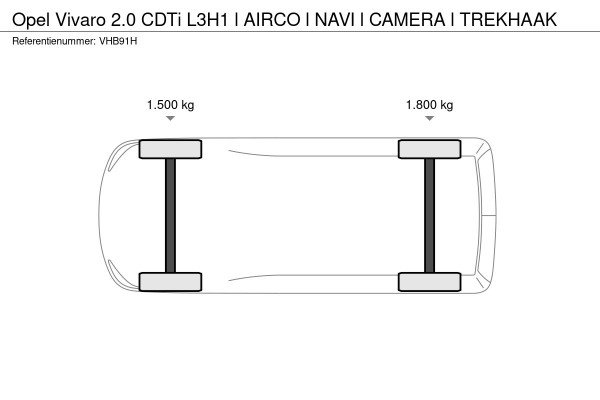 Opel Vivaro 2.0 CDTi L3H1 l AIRCO l NAVI l CAMERA l TREKHAAK