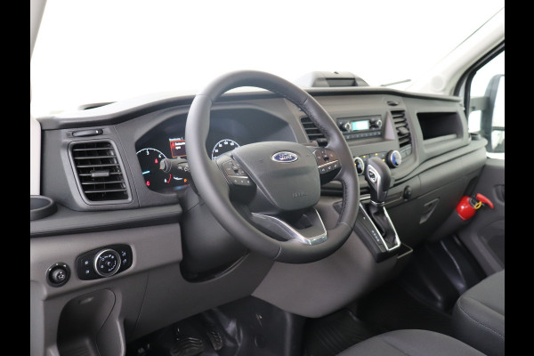 Ford Transit 350L 170 PK AUTOMAAT FWD L2 Trend OPEN LAADBAK AIRCO CRUISE CONTROL TREKHAAK DAB+