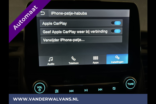 Ford Transit Custom 2.0 TDCI 130pk Automaat L1H1 Euro6 Airco | Apple Carplay | Camera cruisecontrol, parkeersensoren, verwarmde voorruit, trekhaak