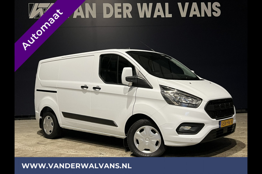 Ford Transit Custom 2.0 TDCI 130pk Automaat L1H1 Euro6 Airco | Apple Carplay | Camera cruisecontrol, parkeersensoren, verwarmde voorruit, trekhaak