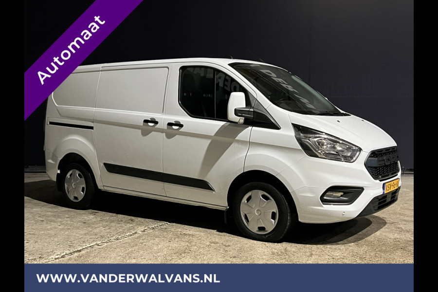 Ford Transit Custom 2.0 TDCI 130pk Automaat L1H1 Euro6 Airco | Apple Carplay | Camera cruisecontrol, parkeersensoren, verwarmde voorruit, trekhaak