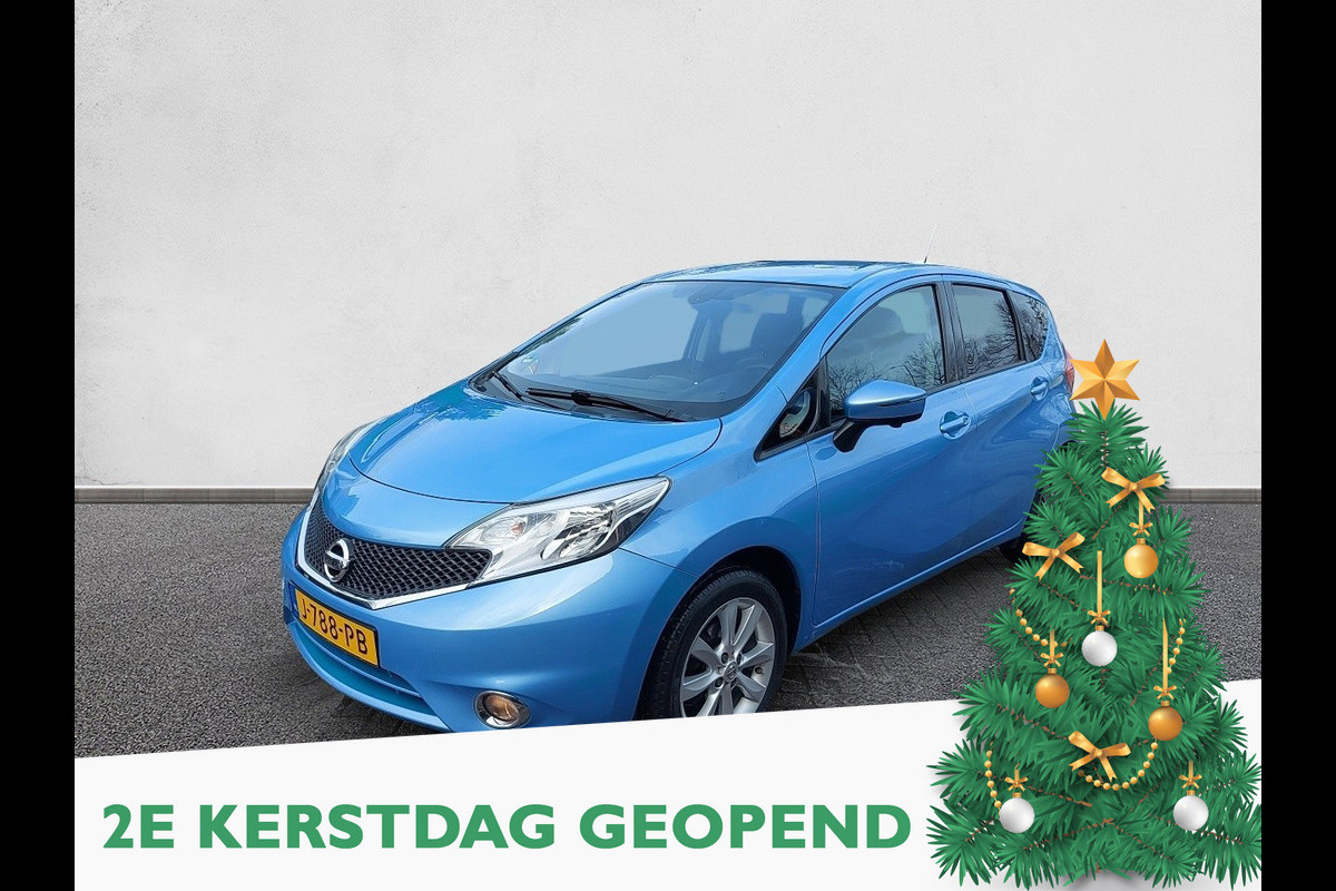 Nissan Note 1.2 DIG-S Tekna Automaat, airco,cruise,navigatie/camera,stoelverwarming,parkeersensoren,trekhaak,