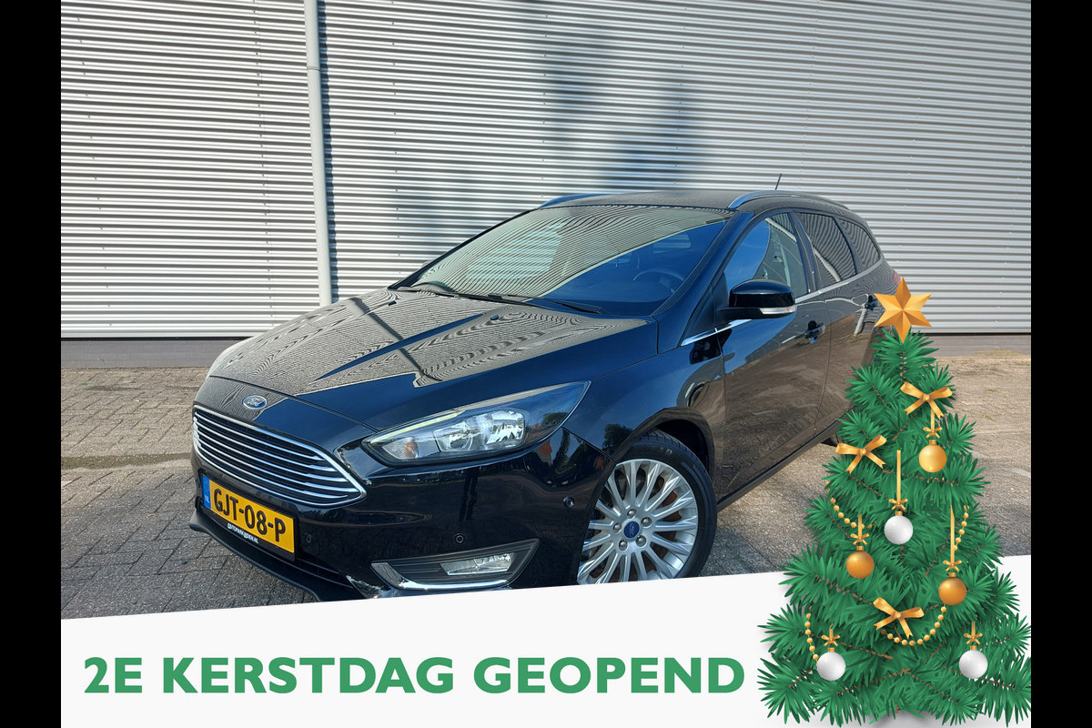 Ford FOCUS Wagon 1.5 Titanium, airco,cruisecontrol,navigatie/achteruitrijcamera,stoel/stuur verwarming,parkeersensoren,