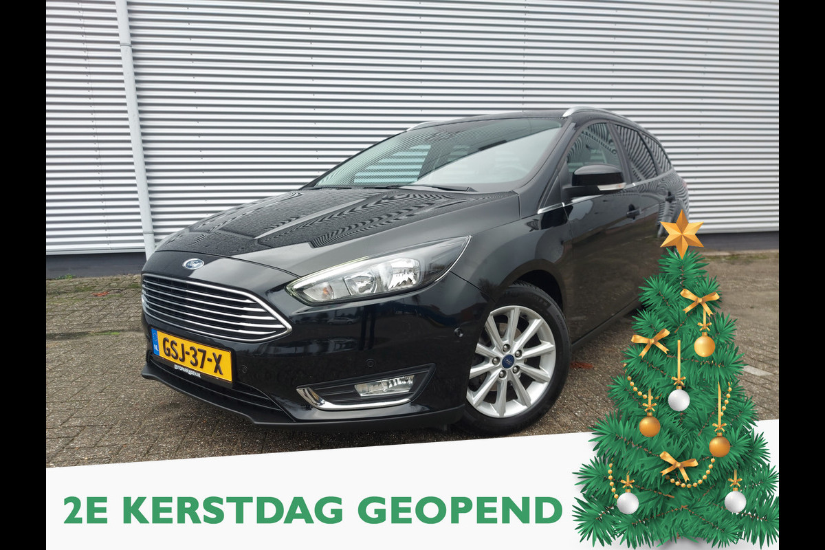 Ford FOCUS Wagon 1.0 Titanium, airco,cruise,navigatie/achteruitrijcamera,stoel/stuurverwarming,parkeersensoren,