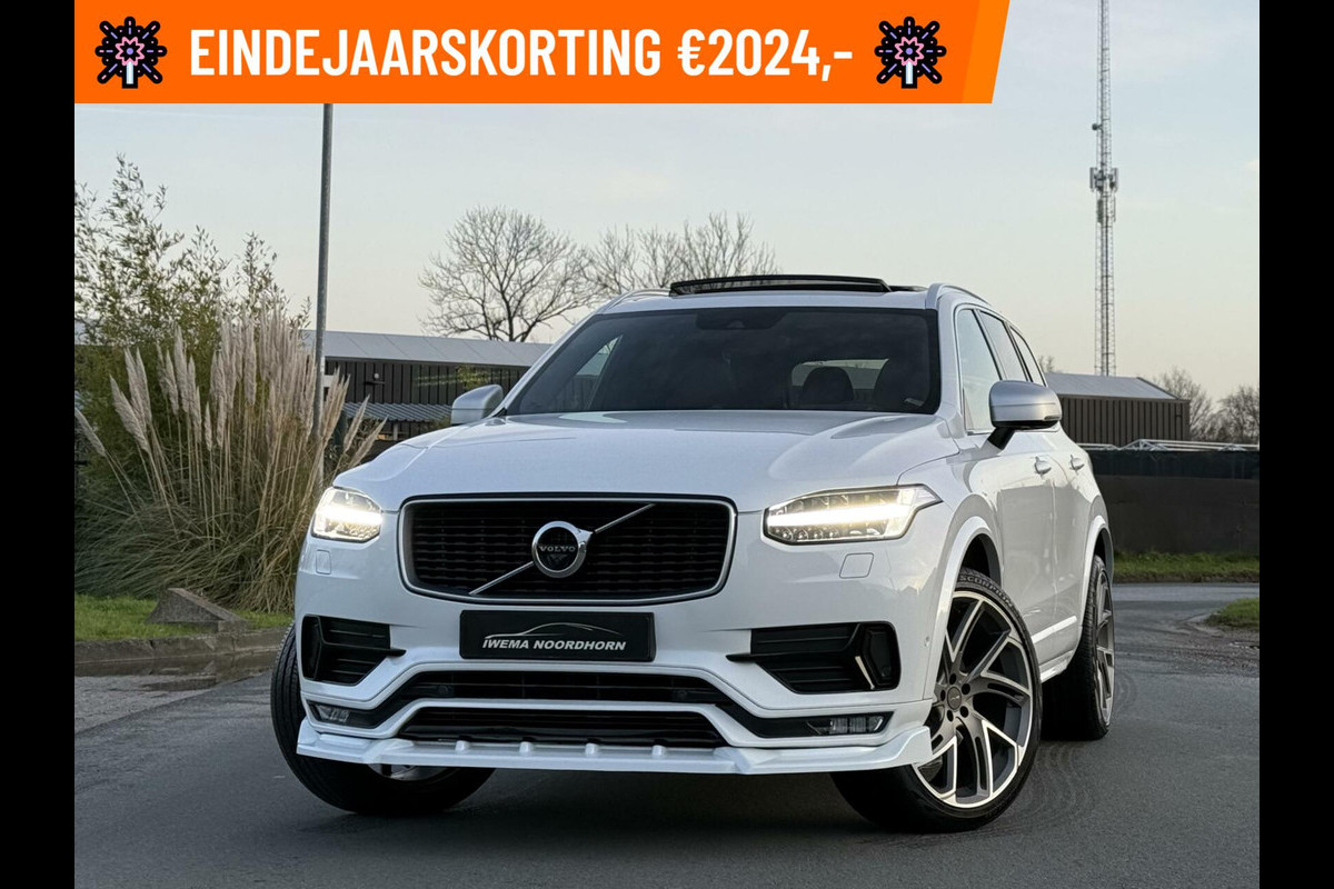 Volvo XC90 2.0 D5 AWD R-Design 7P Bowers&Wilkins|Luchtvering|Camera 360°|Panoramadak|Stuurverw.|Head Up|Keyless