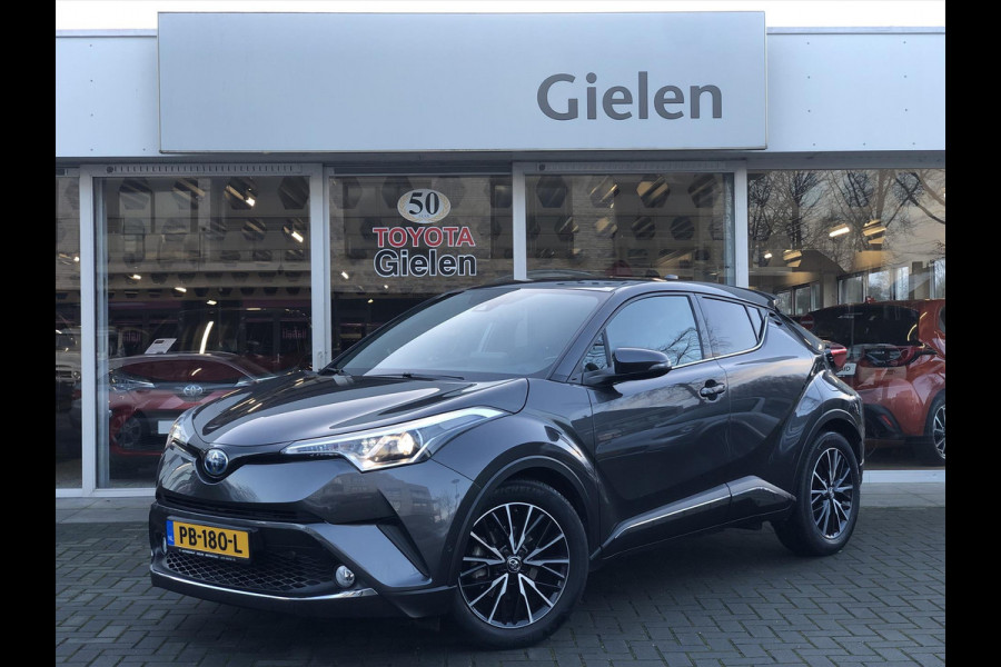 Toyota C-HR 1.8 Hybrid Executive | Navigatie, Half Leer, Parkeersensoren, Stoelverwarming, Keyless, 18 inch, Perfecte staat!