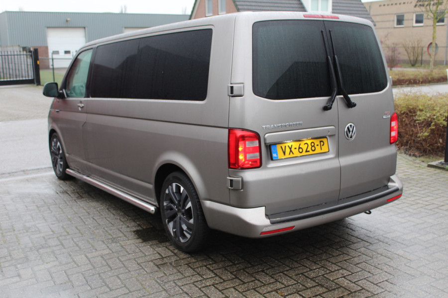 Volkswagen Transporter T6 2.0 TDI 200PK Euro6 DSG7-automaat L2 DC Highline ✓ Leder/alcantara ✓ navigatie + camera