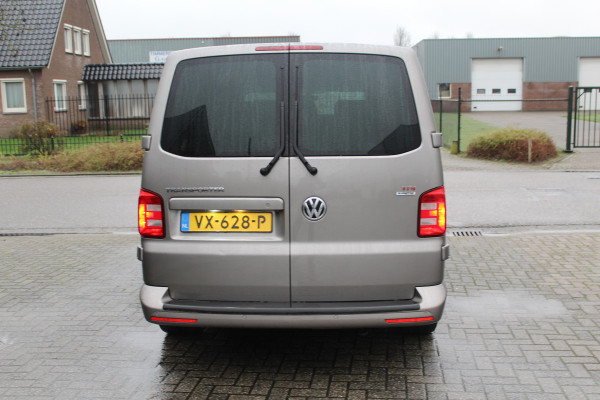 Volkswagen Transporter T6 2.0 TDI 200PK Euro6 DSG7-automaat L2 DC Highline ✓ Leder/alcantara ✓ navigatie + camera