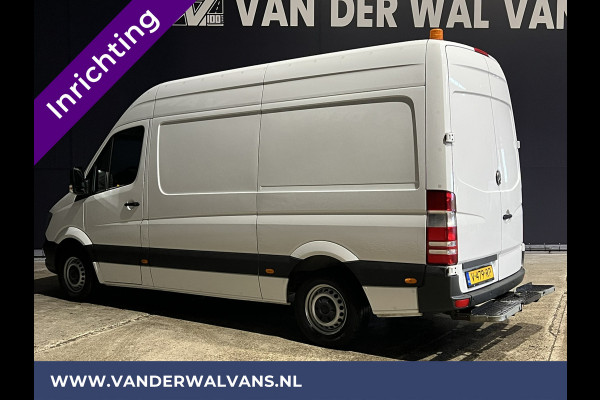 Mercedes-Benz Sprinter 316 CDI 164pk L2H2 inrichting Euro6 Airco | 2800kg Trekhaak | Cruisecontrol parkeersensoren, chauffeursstoel