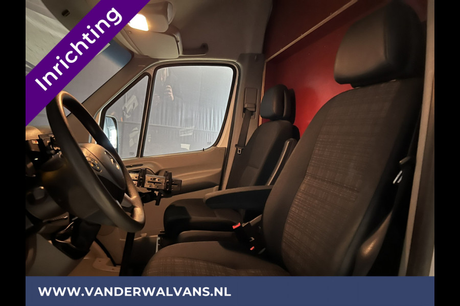 Mercedes-Benz Sprinter 316 CDI 164pk L2H2 inrichting Euro6 Airco | 2800kg Trekhaak | Cruisecontrol parkeersensoren, chauffeursstoel