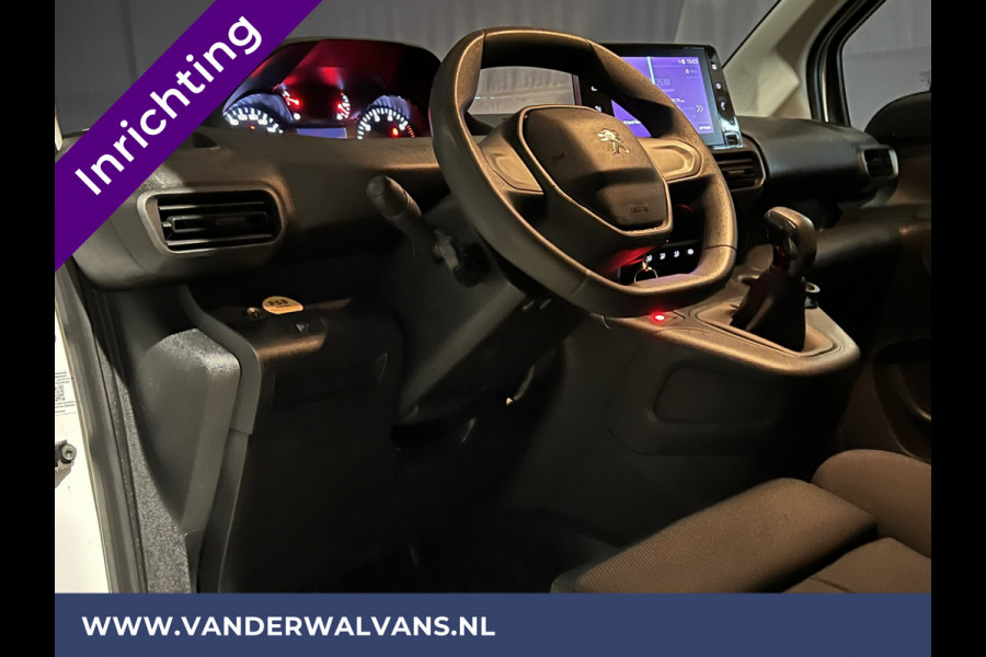 Peugeot Partner 1.5 BlueHDI 102pk L1H1 inrichting Euro6 Airco | Omvormer | Trekhaak cruisecontrol, parkeersensoren, Android auto, Apple carplay