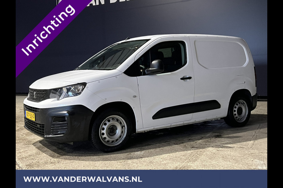 Peugeot Partner 1.5 BlueHDI 102pk L1H1 inrichting Euro6 Airco | Omvormer | Trekhaak cruisecontrol, parkeersensoren, Android auto, Apple carplay