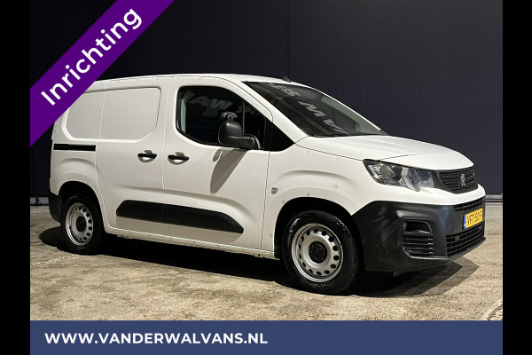 Peugeot Partner 1.5 BlueHDI 102pk L1H1 inrichting Euro6 Airco | Omvormer | Trekhaak cruisecontrol, parkeersensoren, Android auto, Apple carplay