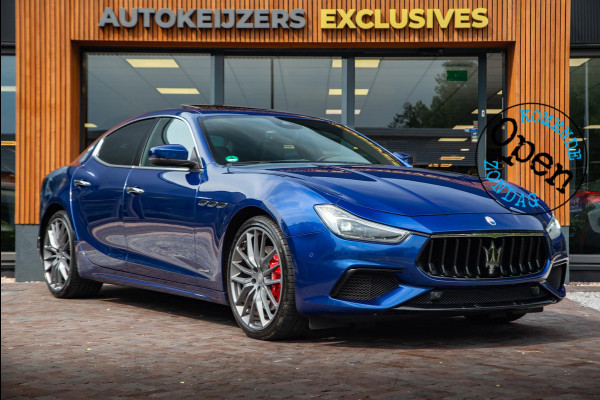 Maserati Ghibli 3.0 V6 S Q4 Ribelle Schuifdak Adapt. Cruise Alcantara hemel