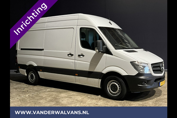 Mercedes-Benz Sprinter 316 CDI 164pk L2H2 inrichting Euro6 Airco | 2800kg trekhaak | cruisecontrol, parkeersensoren