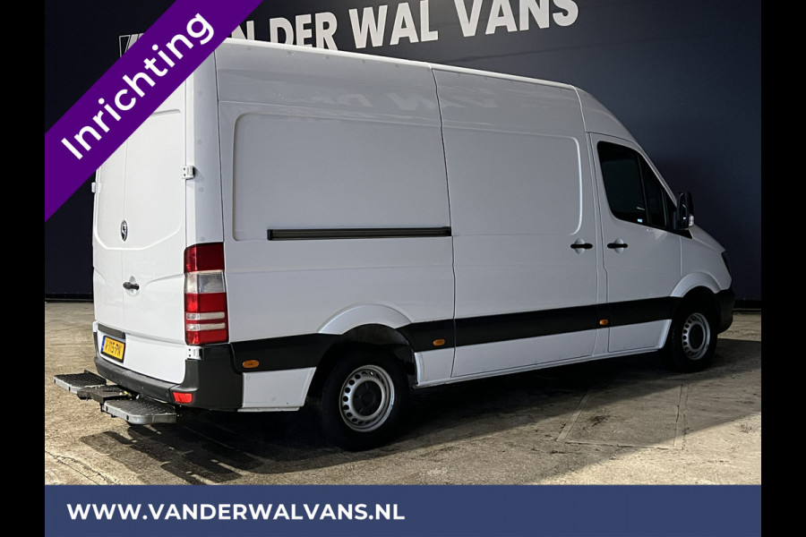 Mercedes-Benz Sprinter 316 CDI 164pk L2H2 inrichting Euro6 Airco | 2800kg trekhaak | cruisecontrol, parkeersensoren