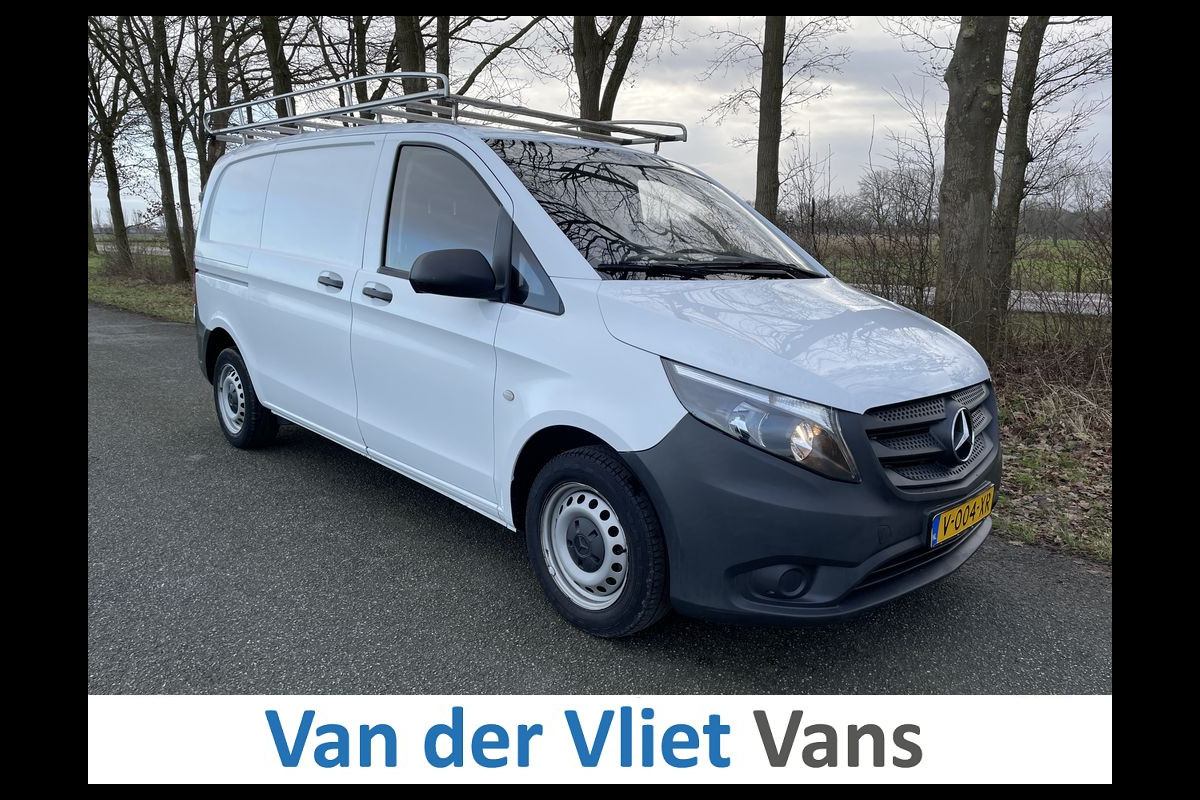 Mercedes-Benz Vito 109 CDI E6 Economy BPM Vrij! Lease €185  p/m, Euro 6, Imperiaal, Trekhaak, onderhoudshistorie aanwezig