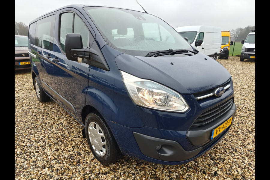 Ford Transit Custom 2.2 TDCI , Dubbele cabine 6 persoons , Camera , cruise , parkeer sensoren , apk Dec. 2025 , nette bus