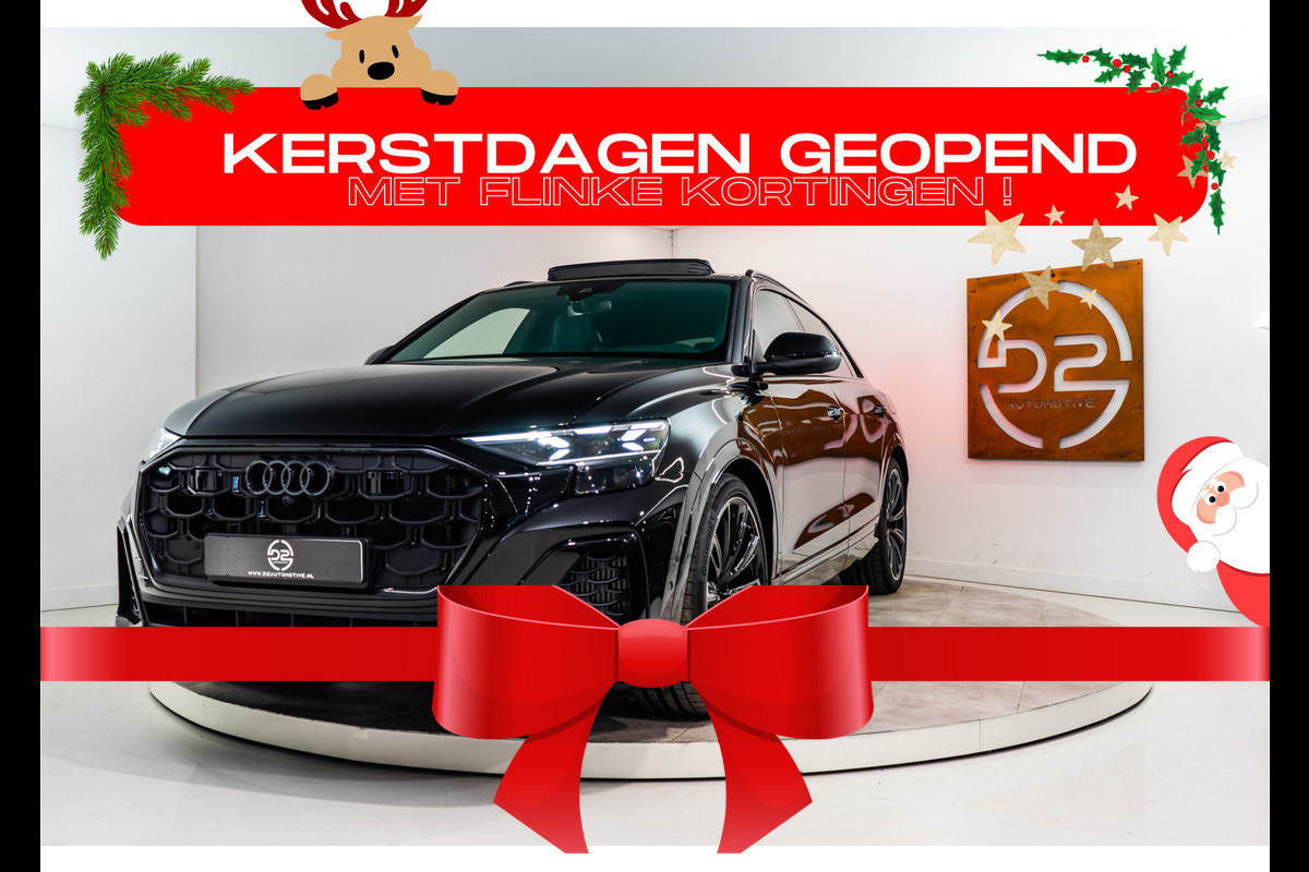 Audi Q8 60 TFSI E Quattro S-Edition Competition 490PK FACELIFT | NIEUW OP VOORRAAD | 5 Jaar Garantie | BOMVOL!