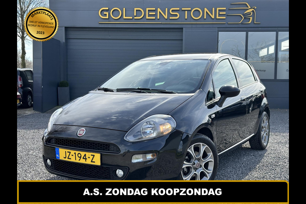 Fiat Punto Evo 0.9 TwinAir Lounge 2e Eigenaar,Clima,Bluetooth,Cruise,N.A.P,Nieuwe Apk bij Aflevering