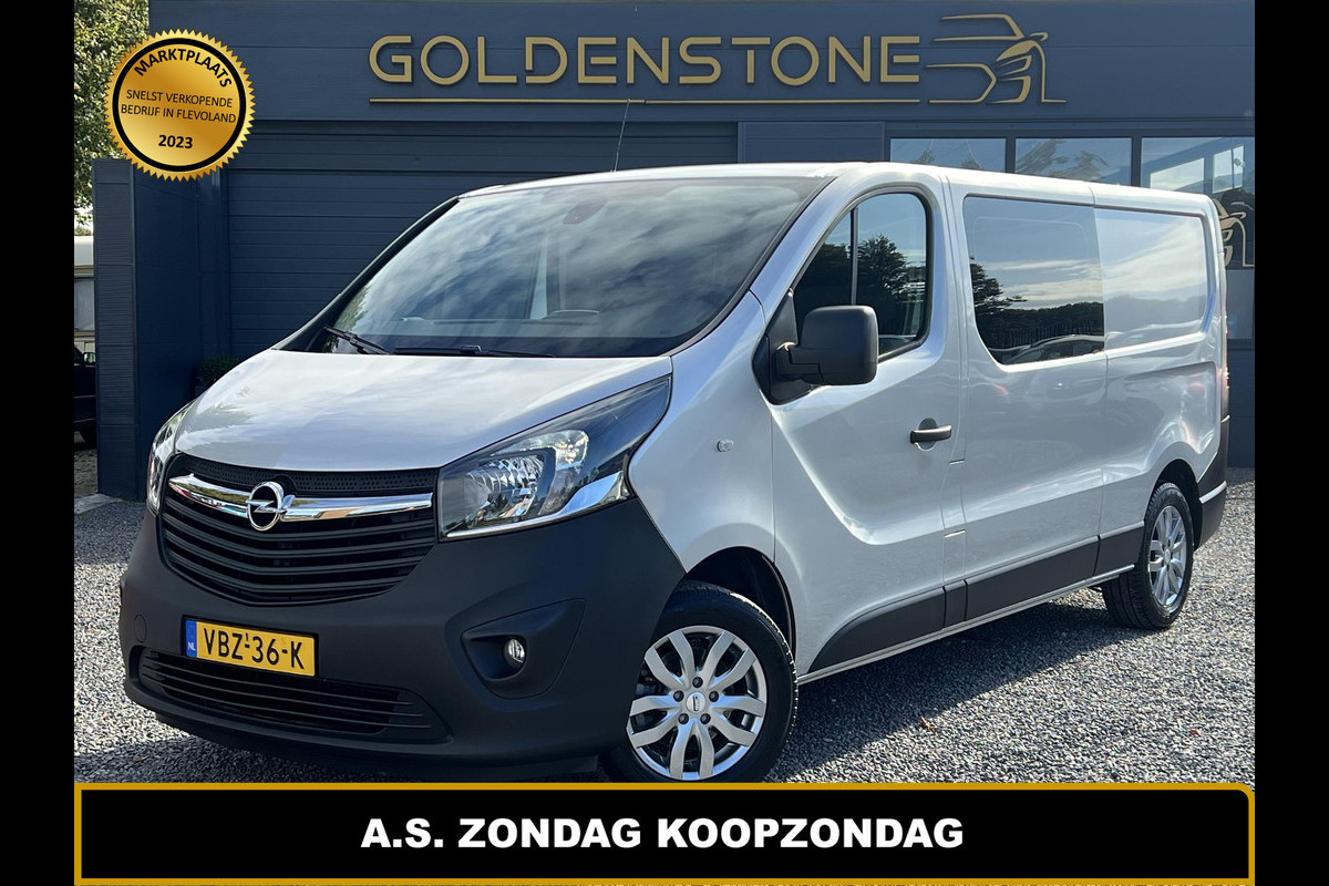 Opel Vivaro 1.6 CDTI L2H1 DC Edition EcoFlex Dubbel Cabine,2e Eigenaar,Navi,Camera,Airco,Cruise,Trekhaak,N.A.P,APK tot 03-2025