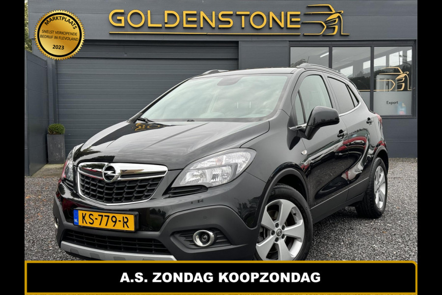 Opel Mokka 1.4 T Cosmo 1e Eigenaar,Navi,Clima,Cruise,Leder,6 Bak,PDC V+A,Trekhaak,APK tot 06-2025