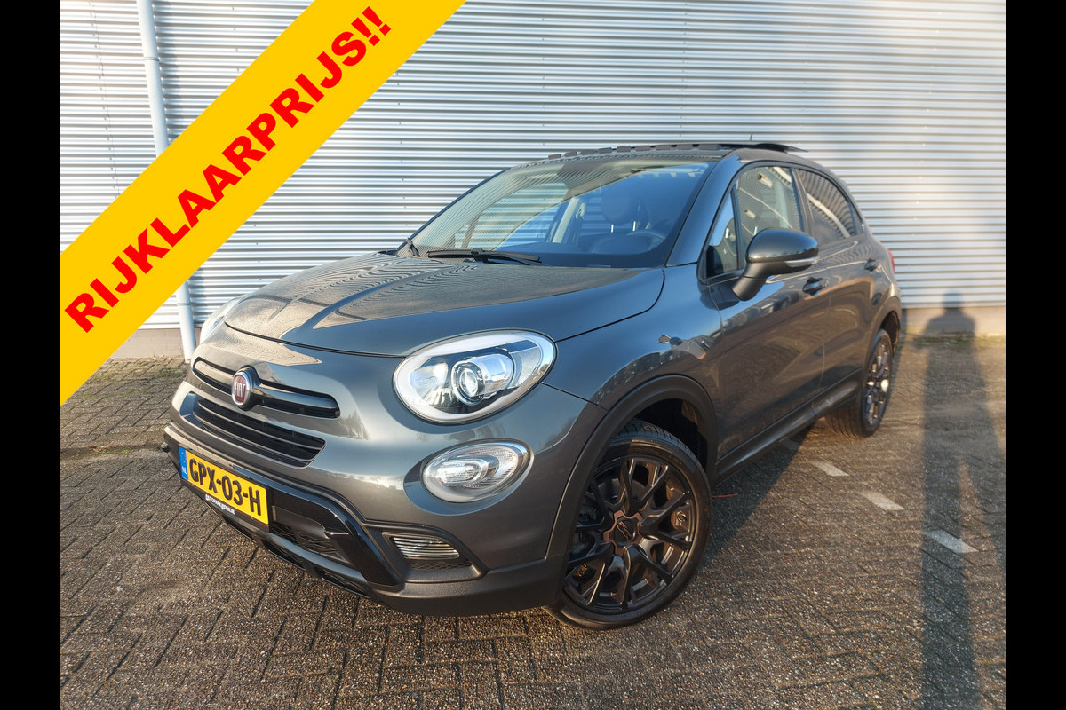 Fiat 500X Cross 1.4 Turbo MultiAir Cross, airco,cruise,panorama dak,navigatie/camera,parkeersensoren,