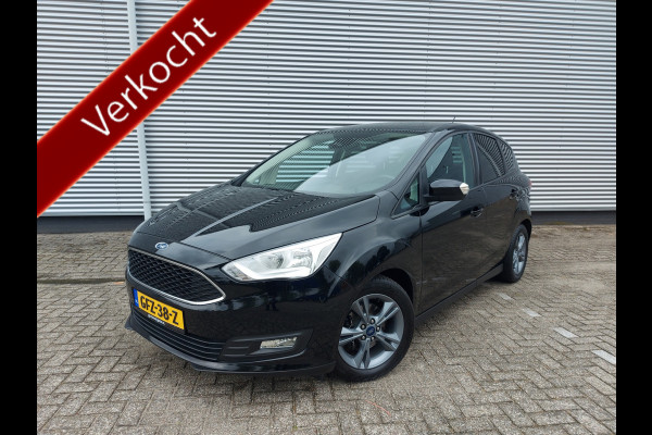 Ford C-MAX 1.0 125PK Titanium airco,stoel/stuur verwarming,dab,navigatie,applecarplay/android,parkeersensoren achter,