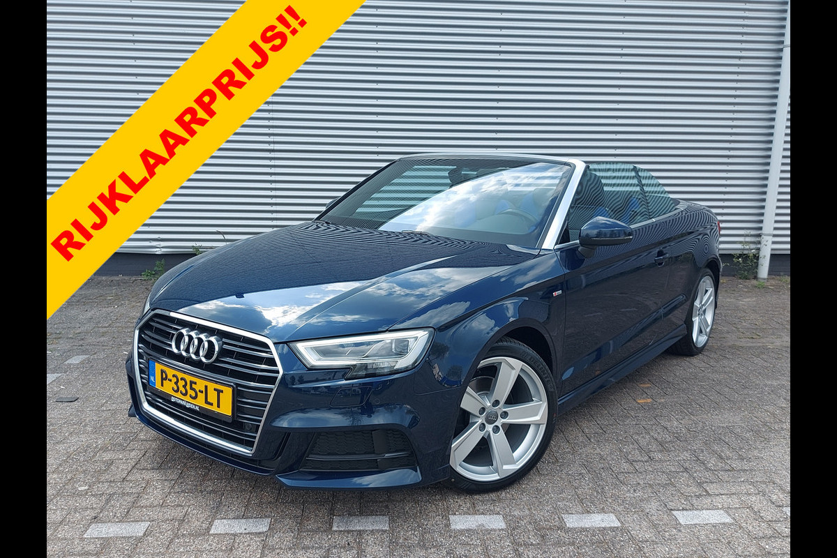 Audi A3 Cabriolet 35 TFSI CoD Sport S Line Edition Automaat, airco,cruisecontrol,navigatie,achteruitrij camera,parkeersensoren,