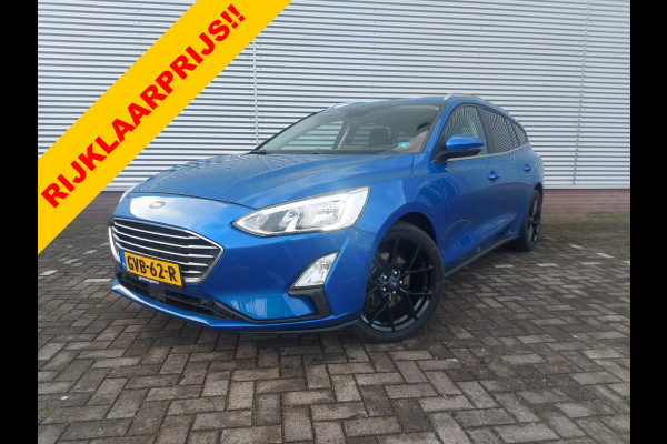 Ford FOCUS Wagon 1.0 EcoBoost Titanium Business Automaat, airco,cruise,afneembare trekhaak,navigatie,parkeersensoren,