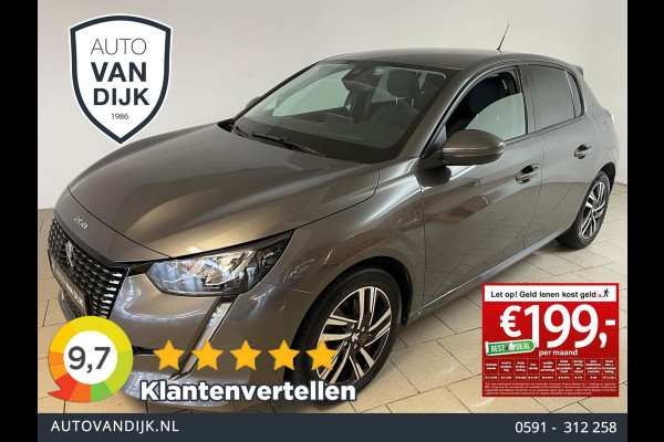 Peugeot 208 1.2 PureTech Allure Pack AUTOMAAT AIRCO NAVI CRUISE BLUETOOTH ELEK RAMEN CENT VERG PRIVACYGLAS NIEUWSTAAT