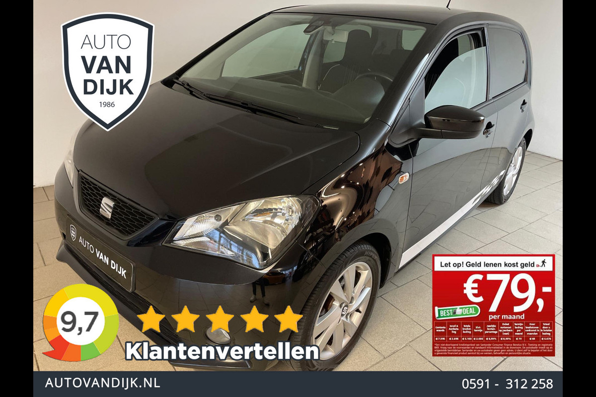 Seat Mii 1.0 Sport Connect AIRCO CRUISE SEAT SOUND SYS ELEK RAMEN CENT VERG PRIVACY GLAS 2E EIG ZEER NETTE AUTO