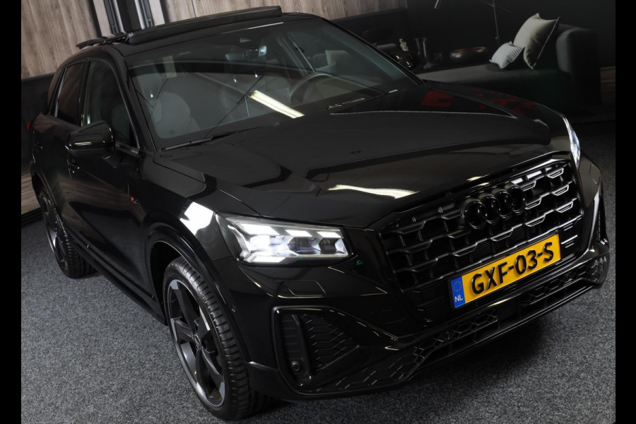 Audi Q2 35 TFSI Edition ONE S Line / AUT / ACC / Open Panoramadak / Virtual Cockpit / Lane Assist / Leder / Navi / Camera / Matrix