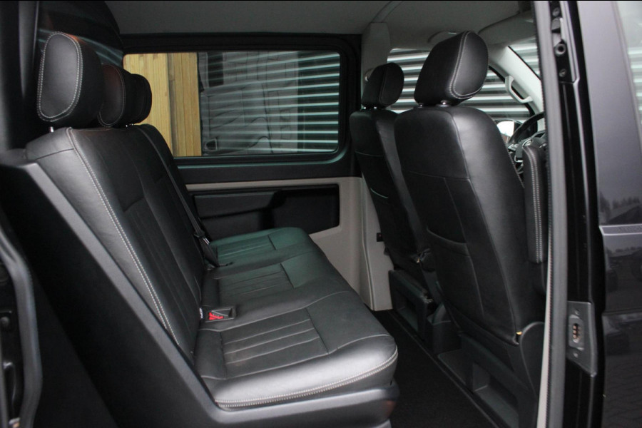 Volkswagen Transporter 2.0 TDI L2H1 DC 150PK JB- EDTION / LEDEREN BEKLEDING / TREKHAAK / APPLE CARPLAY / AIRCO / NIEUWSTAAT / FULL