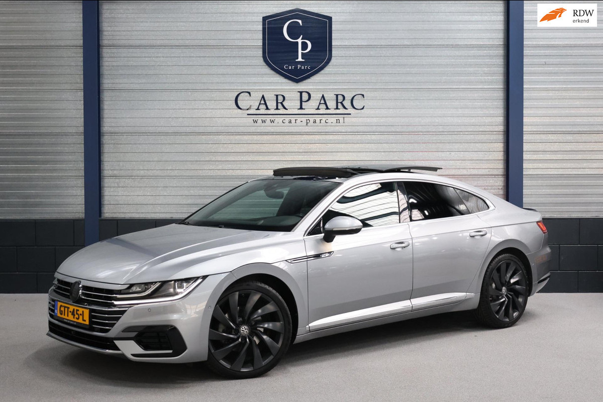 Volkswagen Arteon 2.0 TSI R-line LED/VIRTUAL/PANO/LEER+S.VERWARMING+MASSAGE/KEYLESS/20" LMV/360 CAM/LINE/ACC/ECC/12 MDN GARANTIE!