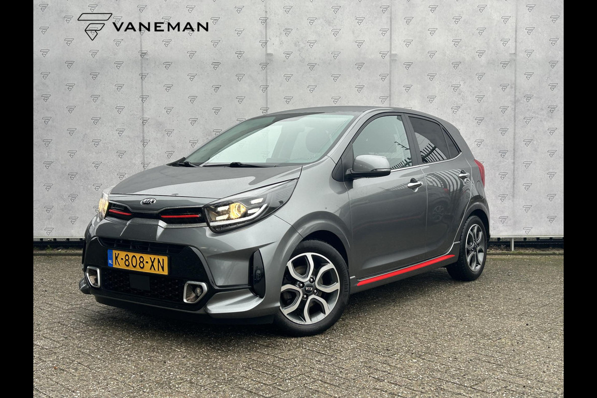 Kia Picanto 1.0 DPi GT-Line | Navi | Clima | Leder | Cruise | Camera | Apple Carplay & Android Auto | Leder | Lichtmetalen Velgen |