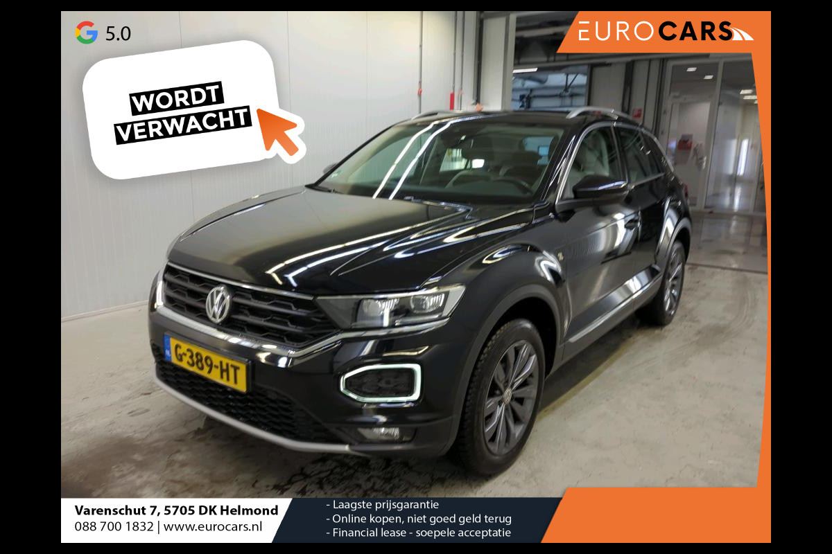 Volkswagen T-Roc 1.5 TSI 150pk DSG Sport Navigatie Virtual Cockpit Full LED PDC Adaptive Cruise Control Lichtmetalen velgen Climate Control Trekhaak