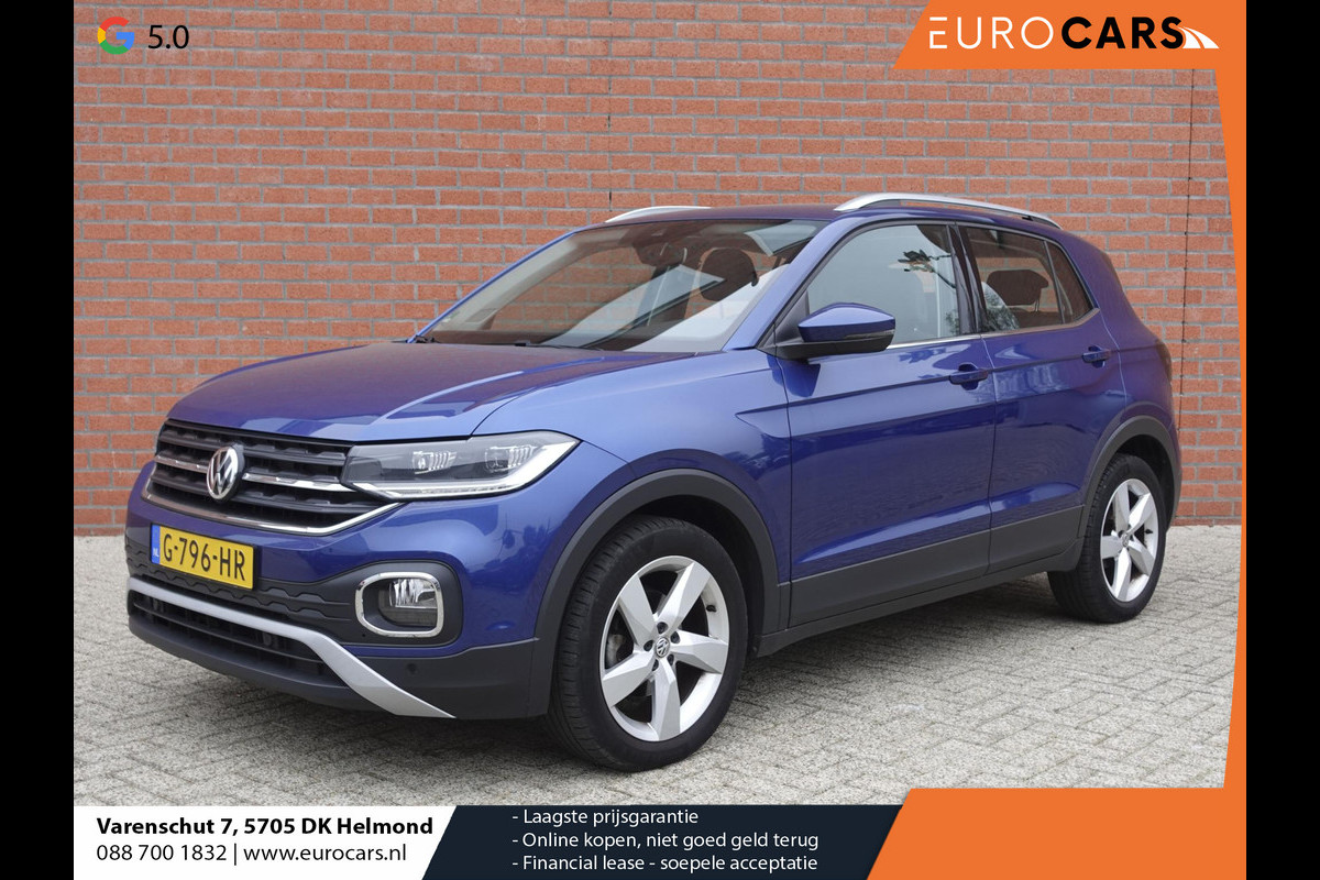 Volkswagen T-Cross 1.0 TSI Style Airco ECC Full LED Navi Virtual Cockpit Stoelverwarming 17" LMV