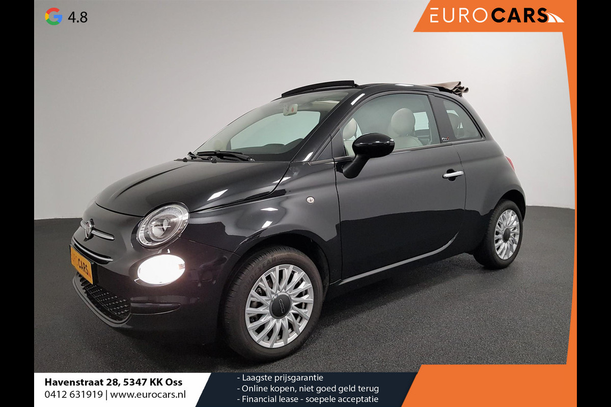 Fiat 500C 1.0 Hybrid Lounge + | Navigatie | Climate Control | Cruise Control | DAB | Parkeer Sensoren | Lichtmetalen velgen