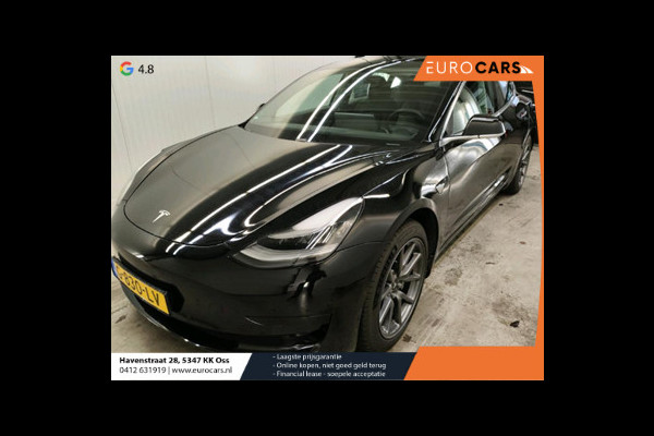 Tesla Model 3 Standard RWD Plus 60 kWh | Navigatie | Panorama dak | 360 camera | Parkeersensoren | Stoelverwarming | 19" lichtmetalen velgen | Ledverlichting Leder | Climate Control |