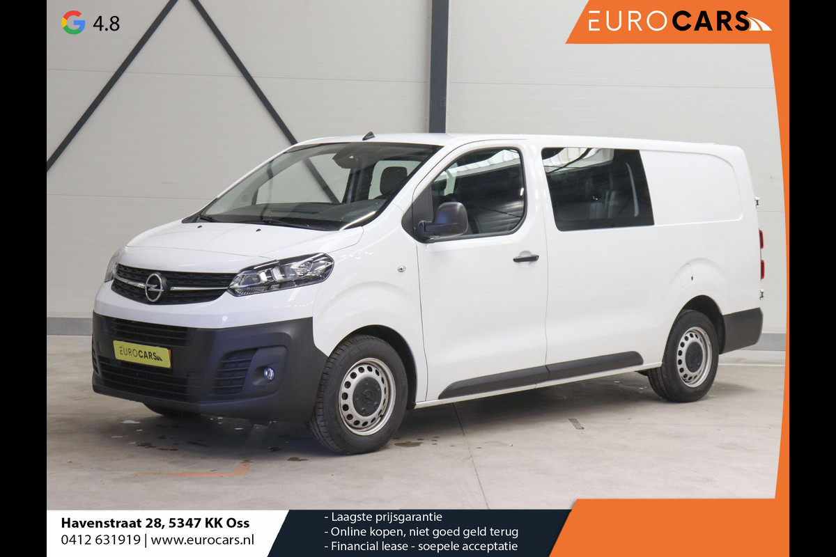 Opel Vivaro 2.0 CDTI 144pk L3H1 Dubbele Cabine Automaat 6p | Navigatie | Apple Carplay/Android Auto | Cruise Control | Trekhaak | Parkeer sensoren #