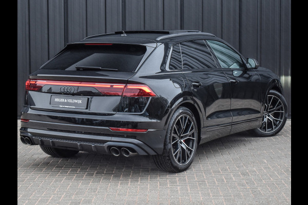 Audi Q8 55TFSI e QUATTRO PRO LINE S COMPETITION | S-SEATS | PANORAMADAK | 4 WIEL BESTURING | B&O SOUND | HEAD-UP | LUCHTVERING | DAB+ |