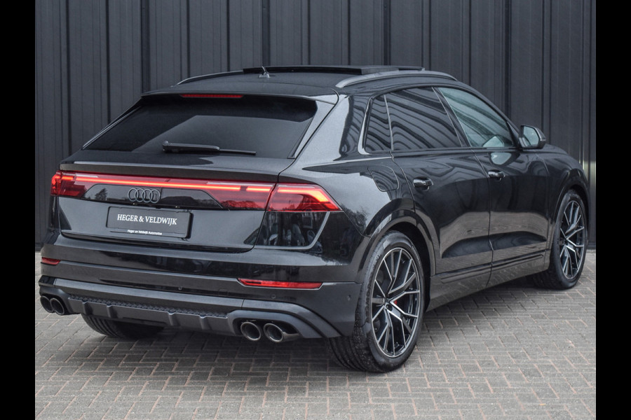 Audi Q8 55TFSI e QUATTRO PRO LINE S COMPETITION | S-SEATS | PANORAMADAK | 4 WIEL BESTURING | B&O SOUND | HEAD-UP | LUCHTVERING | DAB+ |