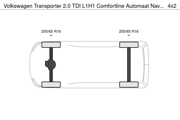 Volkswagen Transporter 2.0 TDI L1H1 Comfortline Automaat Navigatie Airco *Volledig ingericht*