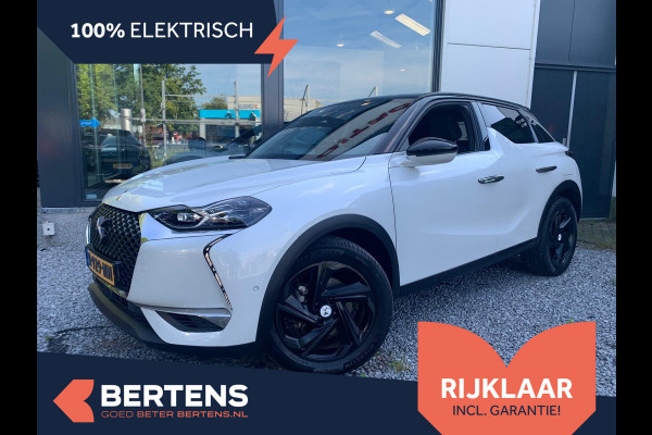 DS DS 3 Crossback E-Tense Rivoli 50 kWh | Zeer compleet! | Rijklaar geleverd incl 12 maanden BOVAG garantie! | 3-fase! |