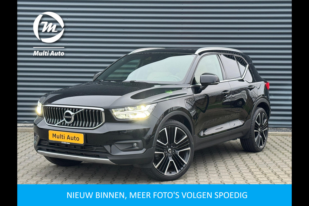 Volvo XC40 T5 Recharge Inscription Plug In Hybrid PHEV | Panodak | 21'' | Lederen Sportstoelen Verwarmd | PDC | Navigatie | DAB |