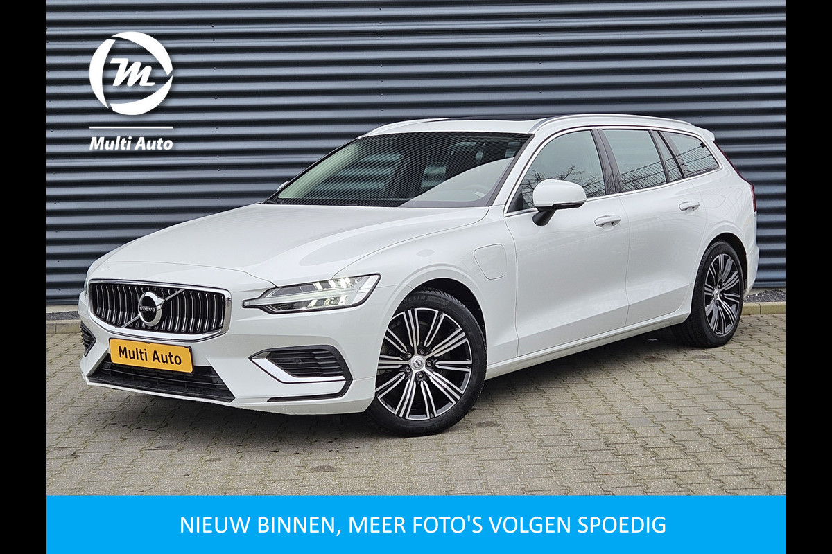 Volvo V60 T6 Recharge AWD Inscription Plug In Hybrid Dealer O.H PHEV | Panodak | Trekhaak af Fabriek | Navi Full Map | 18"L.M | LED Koplampen | Apple Carplay | DAB |