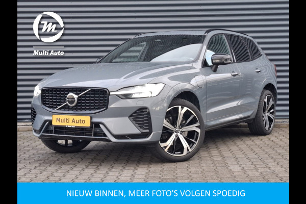 Volvo XC60 Recharge T6 AWD R-Design Plug in Hybrid Facelift PHEV | Nieuw Model | Luchtvering | Panodak | Lederen Sportstoelen Memory | Trekhaak af Fabriek | Google Assistant | Adaptive Cruise | Harman Kardon | Head Up | Navigatie | Apple Carplay | L.M